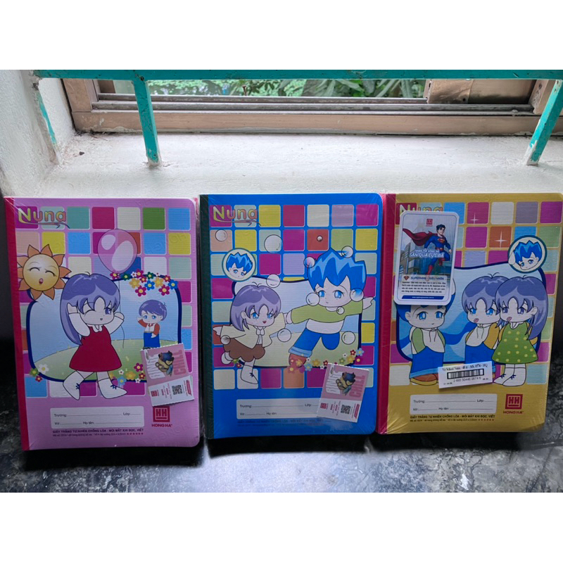 Vở Hồng Hà Nuna - 0574 (10 cuốn) đủ màu