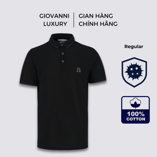 Áo Polo Nam Cộc Tay GIOVANNI Chất Liệu Nhập Khẩu Ý 100% Mako Cotton Trẻ Trung Hiện Đại GPL01-020