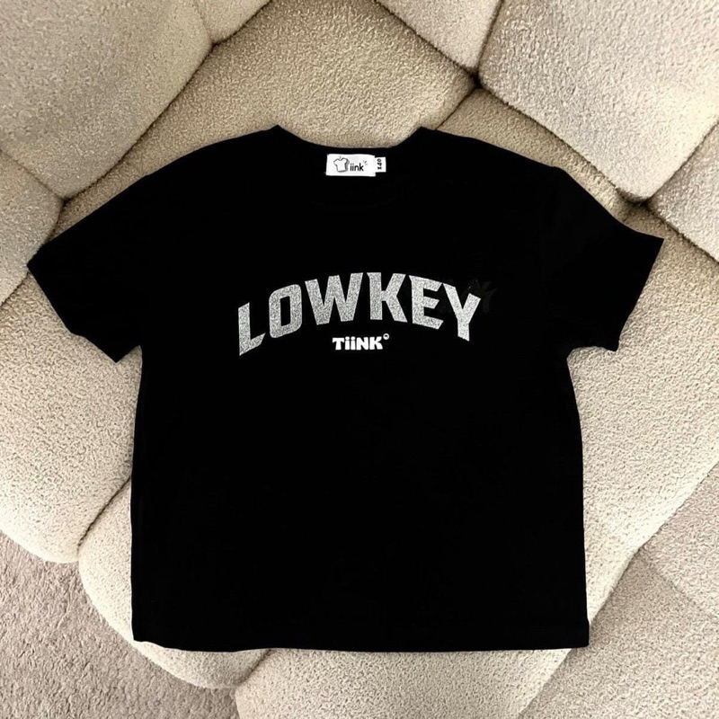 ( Ảnh Thật ) Áo Thun cotton Lowkey Nhũ Bé Trai / Gái