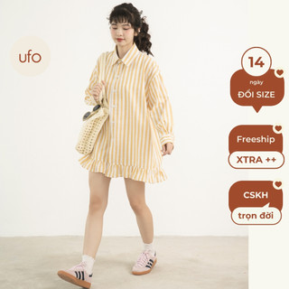Áo sơ mi form oversize thô linen - Babydoll Blouse - ufo.thebasic