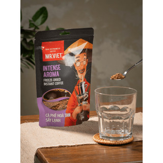 Cà phê hòa tan sấy lạnh intense aroma - intense aroma freeze-dried instant coffee mr.viet - 75gr