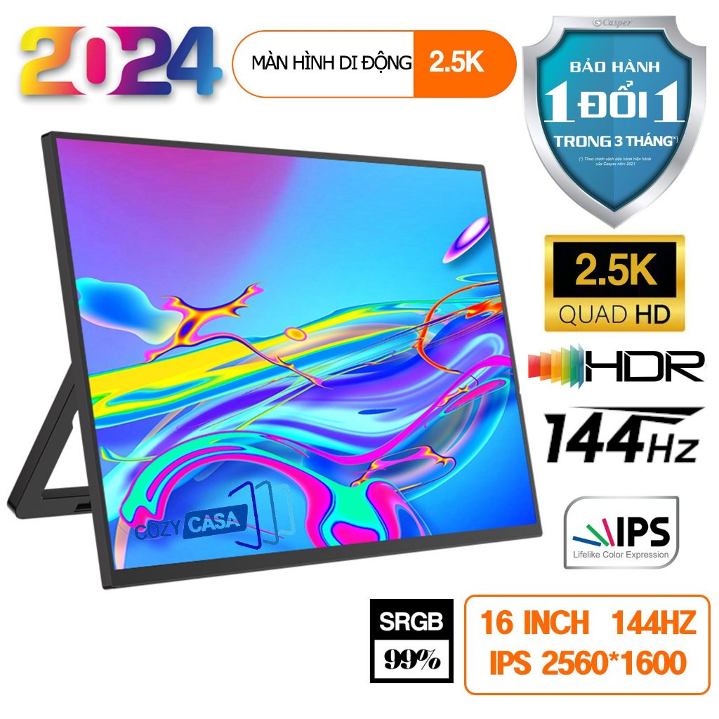 [Giao trong ngày] Màn hình di động IPS FHD/2.5K, 60hz-144hz Type C / HDMI Portable Monitor [Android NEW] | BigBuy360 - bigbuy360.vn