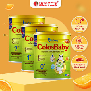 Sữa ColosBaby IQ Gold Phát Triển Trí Não Toàn Diện Chiều Cao Vượt Trội Cho Bé 0+ 1+ 2+ Từ 6 Tháng 800g - Bibo Mart