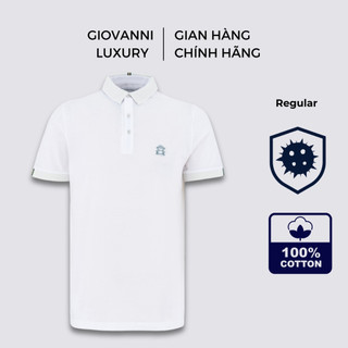 Áo Polo Nam Cộc Tay GIOVANNI Chất Liệu Nhập Khẩu Ý 100% Supima Cotton Trẻ Trung Hiện Đại GPL01-022