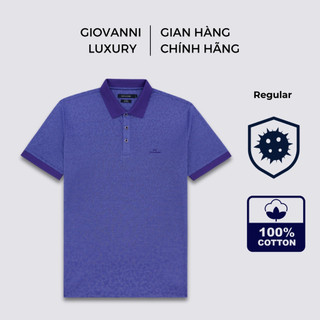 Áo Polo Nam Cộc Tay GIOVANNI Chất Liệu Nhập Khẩu Ý 100% Cotton Họa Tiết Chìm Nhã Nhặn UT315