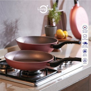 Chảo đá chống dính Ecoramic siêu bền - 28cm - Tròn sâu & Tròn cạn