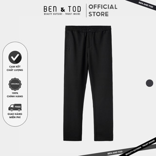 Quần Tây Thun BEN & TOD RE2120BC216 form Relax cotton thoải mái thoáng mát cao cấp local brand