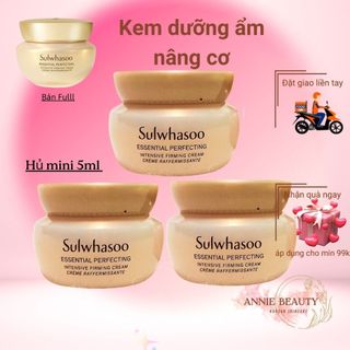Kem dưỡng da Sulwhasoo, kem dưỡng da nâng cơ, tăng cường đàn hồi da Firming Cream 5ml