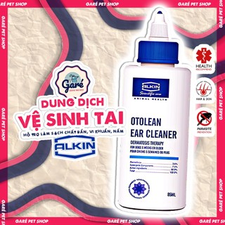 Vệ sinh tai Otolean Alkin Chó Mèo ngăn ngừa chất bẩn tích tụ hình thành các tác nhân gây hại