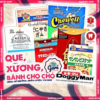Xương que bánh DoggyMan cho Chó mọi độ tuổi làm sạch răng chống ngứa snack huấn luyện Doggy Man Garé