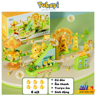 Đồ Chơi Vịt Leo Cầu Thang Vịt Leo Thang Con Vịt Loại To Bộ Vịt Leo Thang Vịt Cầu Trượt Vịt Vàng- Đồ Chơi Cho Bé PUKAPI