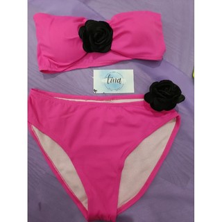 Bikini 2 Mảnh Cúp Ngực Phối Hoa BK3 – Thời Trang Biển 2024