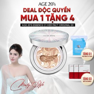 C03_ Phấn Nền Lạnh AGE20'S Essence Cover Pact Original EX Intense Cover SPF50+ PA++++