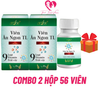 Tăng cân tl lọ nhỏ 56 viên, hỗ trợ ăn ngủ ngon,cải thiện sức khoẻ