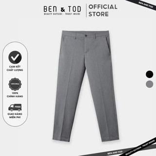 Quần Tây Nam BEN & TOD Trơn SL2120BB331 basic co giãn thoải mái vận động