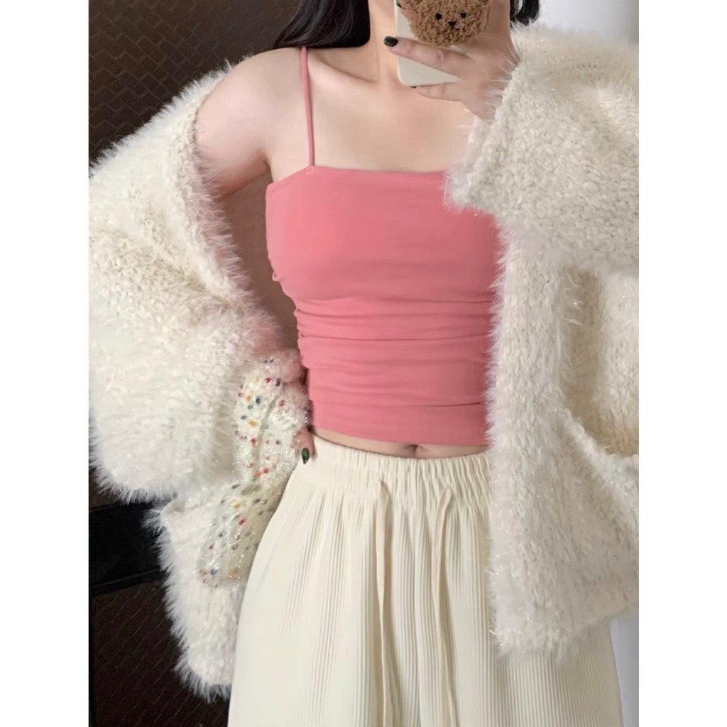 [CÓ ĐỆM] Áo hai dây nữ đúc su, áo quây nữ su đúc mix đồ cá tính MS1125 | BigBuy360 - bigbuy360.vn
