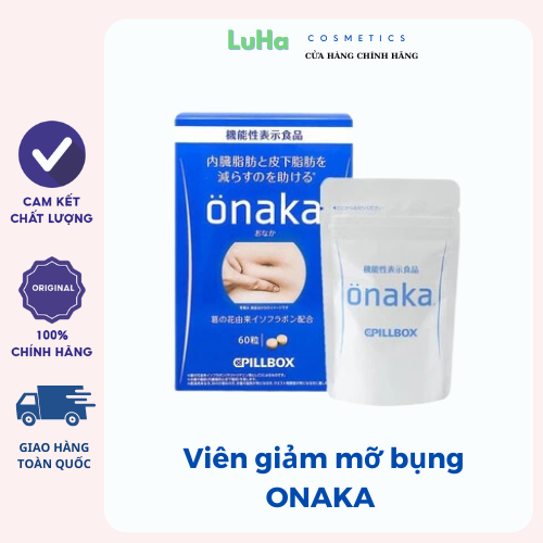 [Hàng Nhật] Viên giảm mỡ bụng Onaka 60 viên Nhật Bản (Japan)