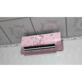 Decal dán máy lạnh HELLO KITTY (mẫu mới) - Dán full 4 mặt