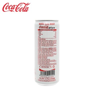 THÙNG 24 LON NƯỚC NGỌT COCA COLA PLUS 320ML