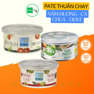Pate thuần chay nấm hương - cà chua - rau Rocket hữu cơ 125g (GranoVita - Pural)