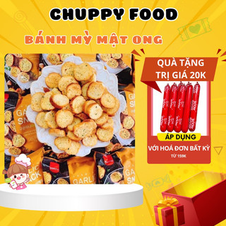 Bánh Mì Bơ Tỏi 🎁CHUPPY FOOD🎁 500G Bánh Mỳ Bơ Tỏi Hàn Quốc Bánh Mì Nướng Baguette Thơm Ngon Giòn Rụm