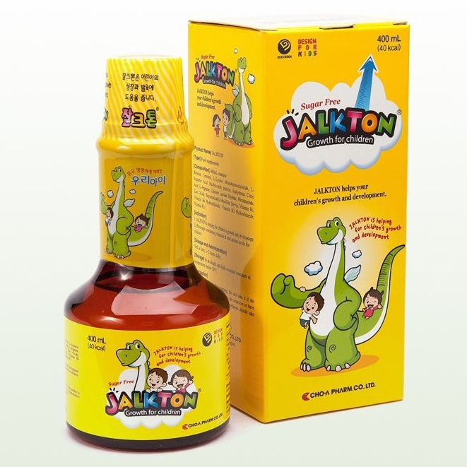 Siro cao khỏe Jalkton/ Siro Jalkton Growth For Children Cho-A cung cấp vitamin, khoáng chất, axit am
