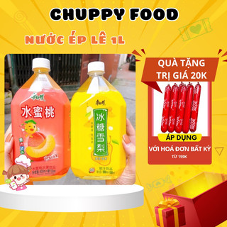 Nước lê đài loan chưng đường phèn🎁 chuppy food🎁 nước đào ép, trà hoa quả nội địa trung