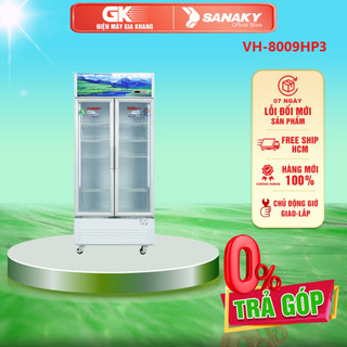 Vh-8009hp3 - tủ mát sanaky inverter 700 lít vh 8009hp3 - bảo hành chính hãng - miễn phí giao hcm
