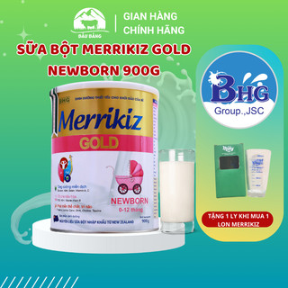 Sữa bột Merrikiz Gold Newborn 900g bổ sung dinh dưỡng, giúp bé phát triển và khỏe mạnh