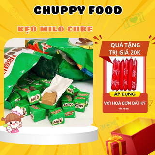 Kẹo milo viên cube🎁chuppy food🎁 20 viên kẹo milo cube cacao nestle thái lan, kẹo ngậm milo ăn vặt