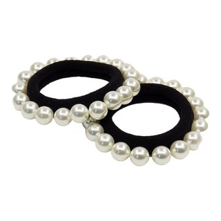 Dây buộc tóc đính 16 hạt ngọc 16HAT - Phụ kiện tóc