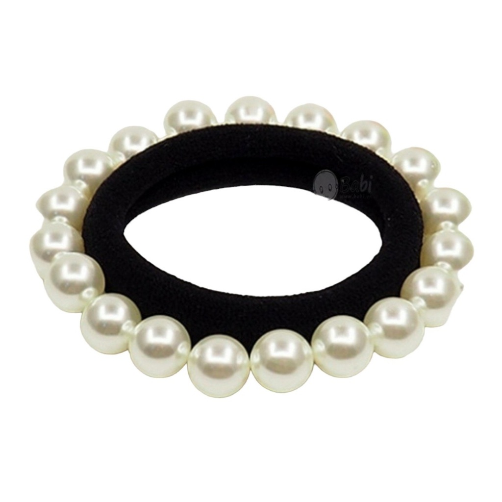 Dây buộc tóc đính 16 hạt ngọc 16HAT - Phụ kiện tóc