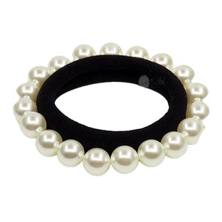Dây buộc tóc đính 16 hạt ngọc 16hat - phụ kiện tóc