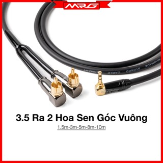  Dây 3.5 Ra AV Hoa Sen Cong Góc Vuông dài 1.5m-3m-5m giá 1 dây  3.5 cong ra hoa sen cong  