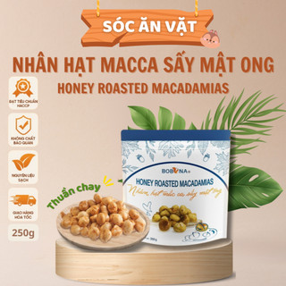 NHÂN MACCA NGUYÊN HẠT SẤY MẬT ONG - TÚI 250G