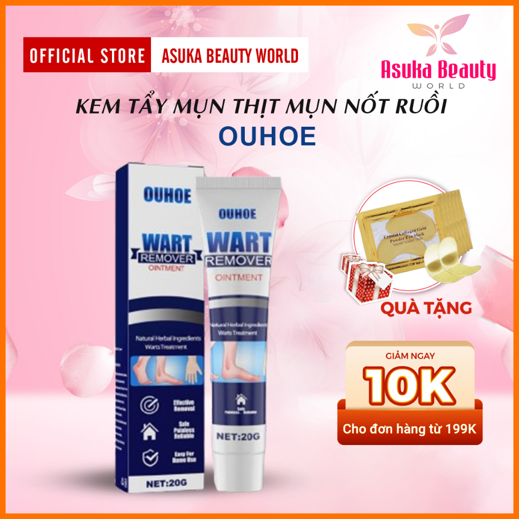 Kem Tẩy Mụn Thịt, Mụn Nốt Ruồi Ouhoe - Ouhoe Rụng Mụn Thịt, Mụn Cóc Hiệu Quả Đơn Giản Tại Nhà