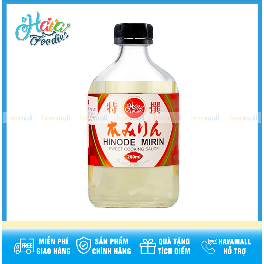 Rượu Nấu Ăn Nhật Bản Vị Ngọt Tự Nhiên Hinode Mirin Chai Nhựa 320ml – Hinode Sweet Cooking Sauce