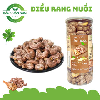 500gr Hạt điều rang muối A+ Bình Phước nguyên vỏ lụa BẢO QUÂN