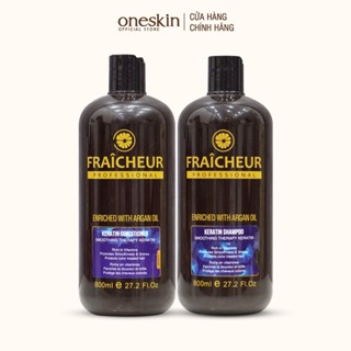  Dầu gội xả phục hồi tái tạo độ đàn hồi cho tóc Fraicheur Keratin 800ML 