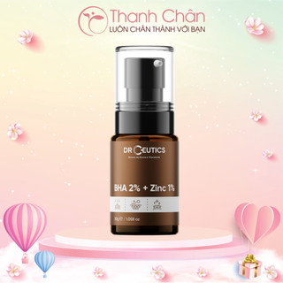 Serum drceutics bha 2% + zinc 1% 30ml, giảm mụn