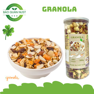 Granola siêu hạt ăn kiêng ngũ cốc giảm cân dinh dưỡng eat clean không đườn	g thêm hạt Macca từ Hạt Dinh Dưỡng Bảo Quân