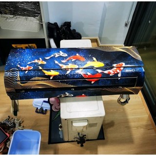 Dán máy lạnh, máy điều hoà CÁ KOI - Decal dán trang trí - THUTHAODECOR