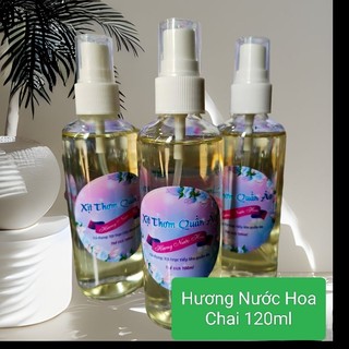 Xịt thơm quần áo, hương nước hoa.