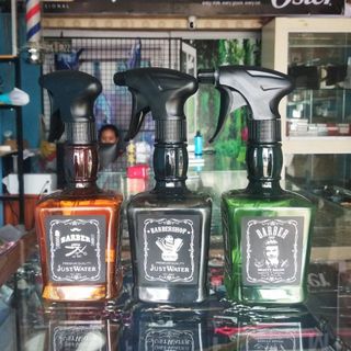 Bình xịt nước cắt tóc barber, bình xịt tưới cây vuông 600ml - ssb052_giao màu ngẫu nhiên