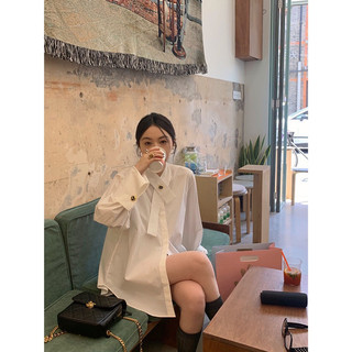 [cinado] Áo sơ mi thô HQ dáng rộng From đuôi tôm