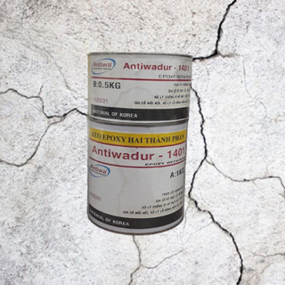 Keo Epoxy trám lấp vết nứt bê tông sàn, tường - bịt kín khe nứt Antiwa 1401
