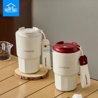 Bình giữ nhiệt LocknLock SUS316L 450ml LHC4340 có dây xách 460ml LHC3329 nắp nhấn 1 chạm Vacuum Coffee Tumbler HappyMall