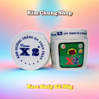 Kem dưỡng trắng da toàn thân X2 80g
