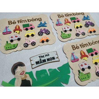 Lô tô phương tiện giao thông mầm non