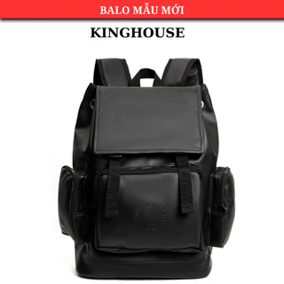 Balo da backpack king 03 unisex chống nước - màu đen - họa tiết in dưới